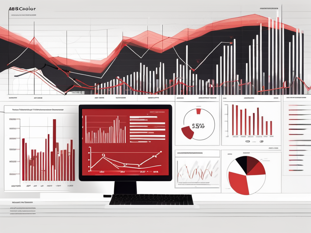 A computer screen displaying various charts and graphs